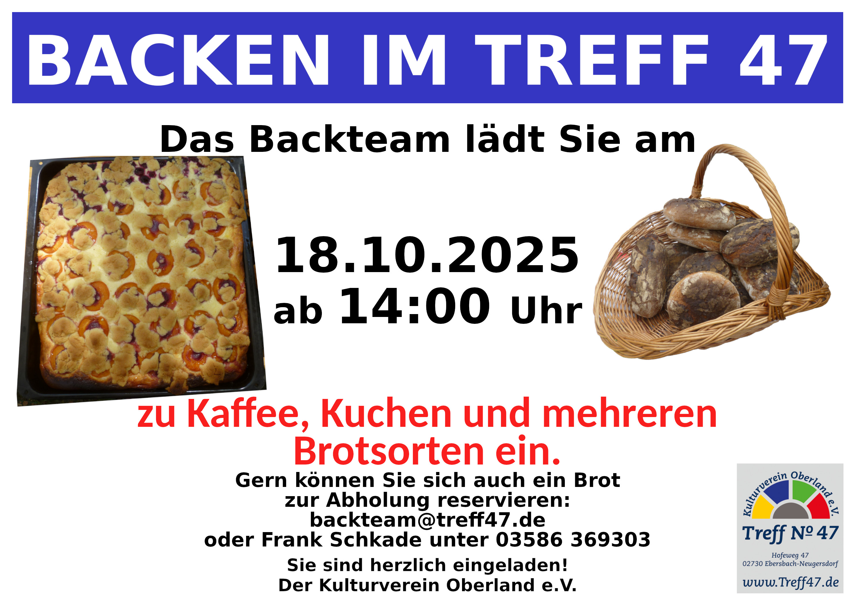 Backen Plakat Okt 2025